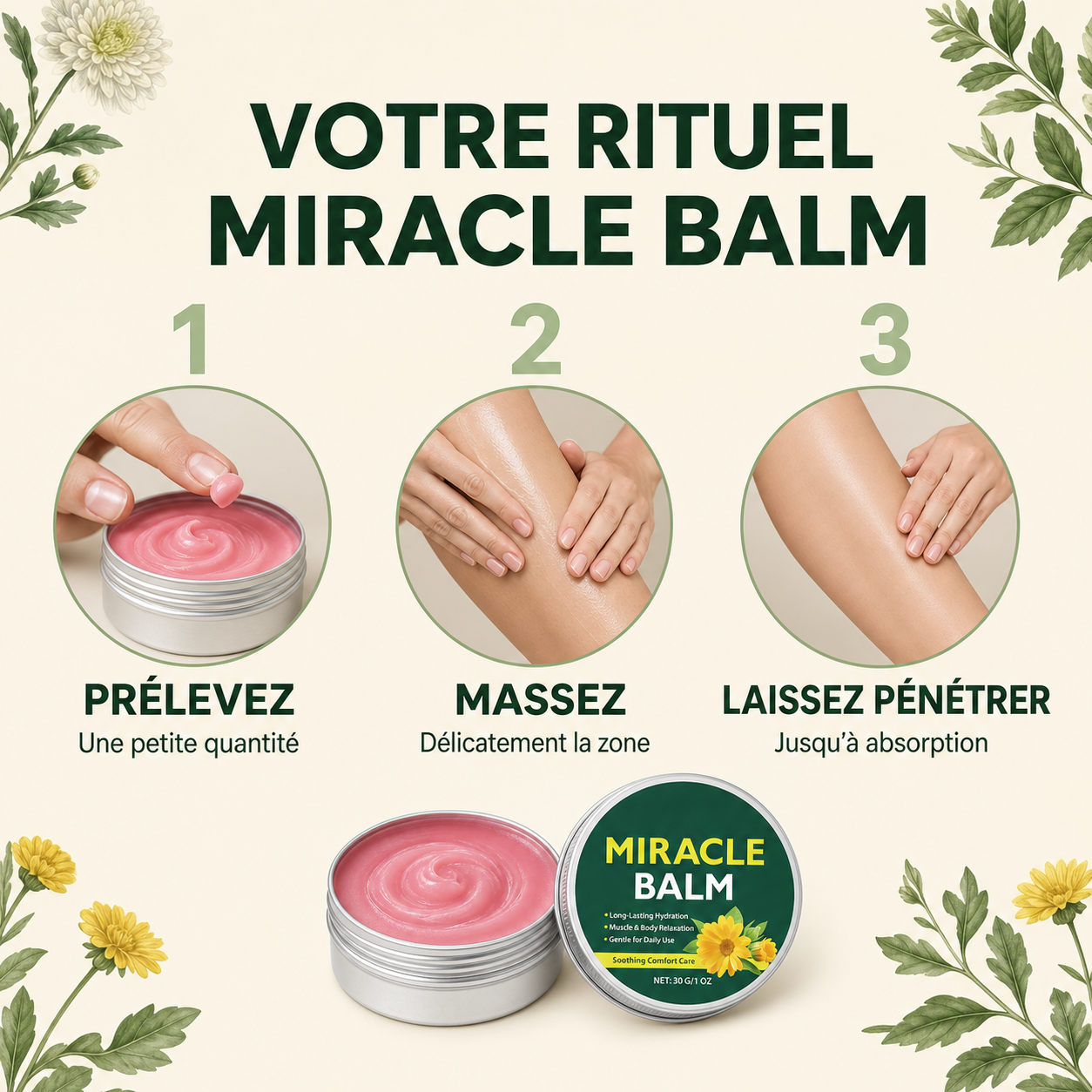 Votre rituel Miracle Balm